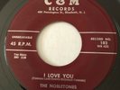 R&B DOO WOP The Nobletones I LOVE YOU C&M 45 very rare