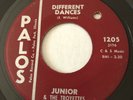 R&B NEW BREED Junior & The Troyettes DIFFERENT DANCES Palos 45 very rare dancer