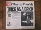 *JETHRO TULL-THICK AS A BRICK*LP VINILE-1972-33 giri-CHRISALIS-CHR1003-Newspaper