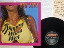 BON JOVI SLIPPERY WHEN WET MERCURY 28PP-1025 Japan VINYL LP
