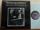 BRONISLAW HUBERMAN MOZART & BRAHMS VIOLIN CONCERTOS  DISCOCORP LP RR-551 NM
