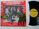 PUNK and DISORDERLY 3 III final solution Vinyle LP 33T ORIG UK 1983 GRAM 005