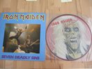 Iron Maiden LP's Seventh Tour and Seven Deadly Sins