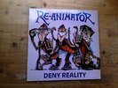 Re-Animator Deny Reality Very Good Vinyl LP Record Album MFLAG32 & Merch Flyer