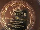 Victor 40323 Morrison Twin Fiddle Band DRY AND DUSTY fab  78rpm Country E- 1930