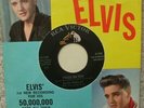 Elvis Presley - Stuck On You / Fame And Fortune Original USA 45 + Diecut PS EX-
