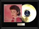 ANNETTE FUNICELLO SELF TITLED FRAMED LP GOLD METALIZED RECORD NON RIAA AWARD