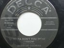 Hear  Rockabilly 45 Jackie Lee Cochran - Mama Dont You Think I Know / Ruby Pearl