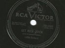 ROCKABILLY R&B- 78 -LITTLE RICHARD - GET RICH QUICK    -HEAR - 1952 RCA 4582
