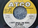 BEN E. KING - I CAN'T BREAK THE NEWS TO MYSELF / GOODNIGHT MY LOVE - ATCO