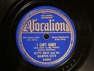 BLUES KITTY GRAY WAMPUS CATS OSCAR WOODS I Can't Dance VOCALION 03992