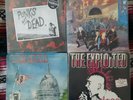THE EXPLOITED - 4 LP LOT: PUNK'S NOT DEAD, TROOPS.., LIVE @ WHITEHOUSE, ON STAGE