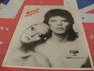 DAVID BOWIE Pin Ups 1973 Original ADVERT/POSTER NME Perfect 4 Framing RARE