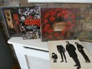 THE STRANGLERS : 4 X LP BLACK WHITE / NO MORE HEROES / GREATEST HITS / RATTUS