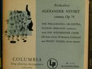 (ANDY WARHOL ART COVER) PROKOFIEV Alexander Nevsky / Ormandy - Columbia ML 4247