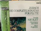 Denon Stereo 7154-ND Bach/Nicolet/Fujiwara 'Complete Flute Sonatas' NM Japan