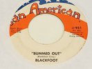 Bonehead Southern Rock Psych 45 BLACKFOOT Bummed Out/Huntin' For Yourself