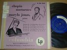 Maryla Jonas CHOPIN Nocturnes  - Columbia ML 2143 (10 inch)