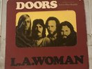THE DOORS white label promo L.A.WOMAN clear/yellow crucifix insert vinyl Lp HYPE