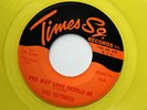 NUTMEGS Doo Wop YELLOW WAX 45rpm The Way Love Should Be/Wide Hoop Skirts LISTEN