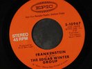 EDGAR WINTER GROUP: Frankenstein / Mono 45 (dj, rare ) Rock & Pop
