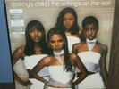 DESTINY'S CHILD THE WRITING'S ON THE WALL URBAN OUTFITTERS CLEAR LP BILLS BILLS