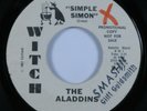 Popcorn Doo Wop 45 ALADDINS Simple Simon WITCH promo HEAR