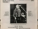 BRIAN ENO MUSIC FOR FANS VOLUME 2 VINYL LP -SEALED- LIVE 1974 AND 1976