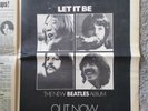 BEATLES Let It Be PXS 1 Original vintage promo advert (& complete newspaper).