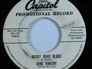 Rockabilly 45 GENE VINCENT Rocky Road Blues CAPITOL promo HEAR