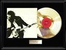 BRUCE SPRINGSTEEN BORN TO RUN  GOLD METALIZED VINYL RECORD RARE NON RIAA AWARD