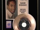 SAM COOKE ANOTHER SATURDAY NIGHT 45 RPM GOLD METALIZED RECORD NON RIAA AWARD
