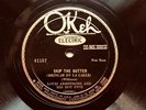 LOUIS ARMSTRONG & HIS HOT FIVE-‘KNEE DROPS/ SKIP THE GUTTER’ OKEH 78 E+ STUNNER