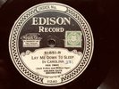 GOLDEN GATE ORCH-‘LAY ME DOWN TO SLEEP IN CAROLINA’ EDISON DIAMOND DISC ROLLINI