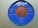 EDDIE BO 45 R&B BLUES SOUL on APOLLO 499 VG++ / I Cry Oh / My Heart Was Meant