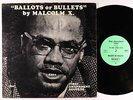 Malcolm X - Ballots Or Bullets LP - First Amendment VG++