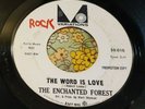 Girl Garage Psych Mod Dancer 45 The Enchanted Forest The Word is Love HEAR