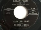 Gloria Jones Tainted Love Champion Rare 7” Vinyl 45 70’s MR STAMPED MATRICES