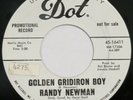 RANDY NEWMAN Golden Gridiron Boy / Country Boy DOT 45 teen 1962 VG++ HEAR
