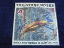The Stone Roses - What The World Is Waiting For 1989 UK 45 FULLY AUTOGRAPHED