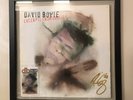 David Bowie SIGNED ORIGINAL 1995 Outside Vinyl FRAMED w/C.O.A and NIN TOUR PASS