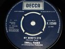 SMALL FACES, MY MIND'S EYE, RARE WITHDRAWN 1ST PRESS MOD CLASSIC, 1966 EX