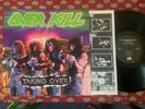 OVERKILL LP Taking Over MEGAFORCE / ATLANTIC inner sleeve Original