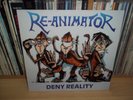 RE-ANIMATOR Deny Reality UK 88 UNDER ONE FLAG 1st Press w/INNER Thrash METAL LP