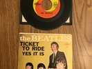 The Beatles “Ticket To Ride” 1965 7” USA picture sleeve in near mint- cond + rec