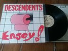 DESCENDENTS Enjoy LP Original Restless New Alliance Records Pressing Black Flag