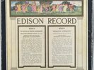 EARLY Edison Diamond Disc Record 82019 in Original Box Labia Moskowitz c. 1913