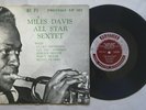 Miles Davis: All Star Sextet, Prestige 446 W 50 St, RVG, ear, 10 inch, DG