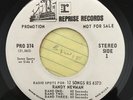 RANDY NEWMAN Radio Spots for 12 SONGS Stereo Radio Promo 45 Reprise 1970 RARE