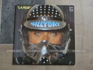 JOHNNY HALLYDAY la peur   Dédicace autographe signature   33 tours LP 12